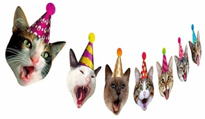 Birthday Cat Garland