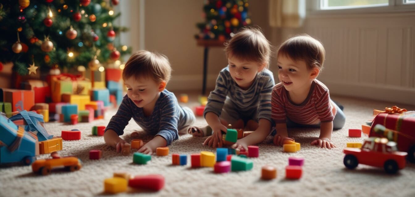 Kids playing with toys